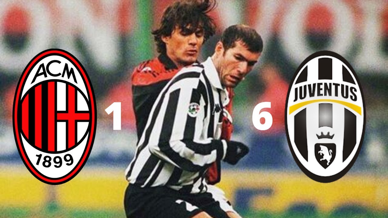 6 ta' April 1997: Milan-Juventus 1-6 - Juventus Club Vero Amore Malta